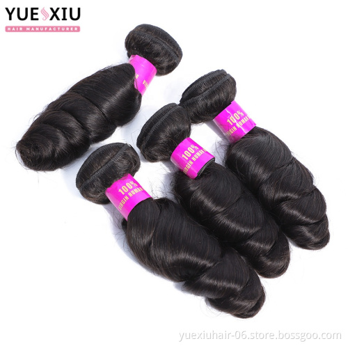 100% Full Cuticle Aligned Mink Brazilian Hair 10A 8A Grade Loose Wave Extensions Virgin Remy Human Hair